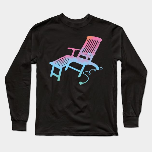 electric deckchair Long Sleeve T-Shirt by BrownWoodRobot